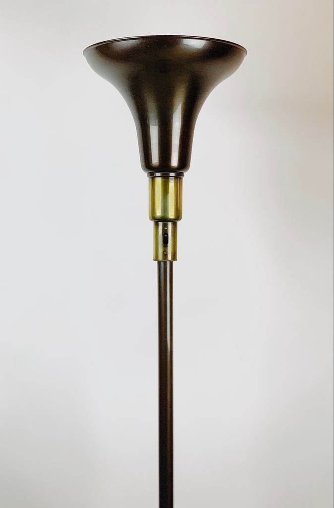 Prachtige Art Deco Vloerlamp kaiser & co 1930’s, Ophalen