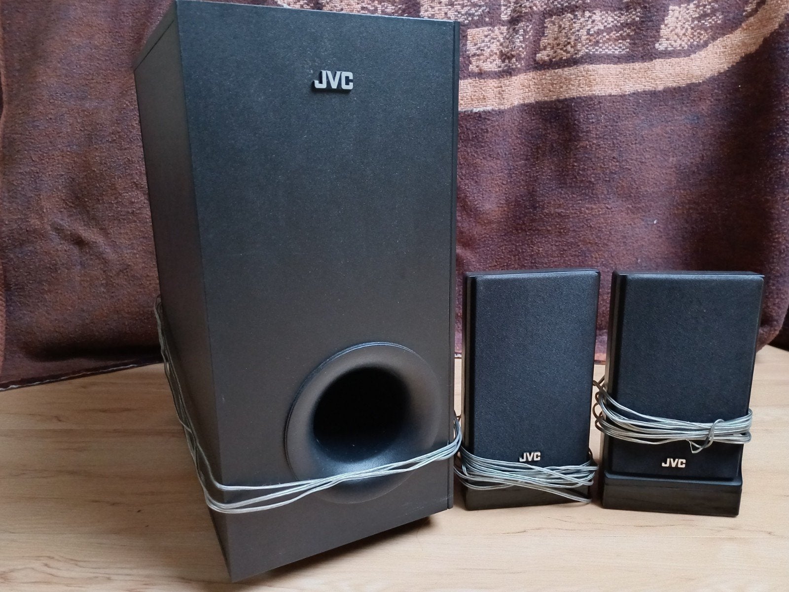 JVC Luidsprekersysteem met Subwoofer - Goede Staat, Ophalen, Gebruikt, JVC, 2.1-systeem