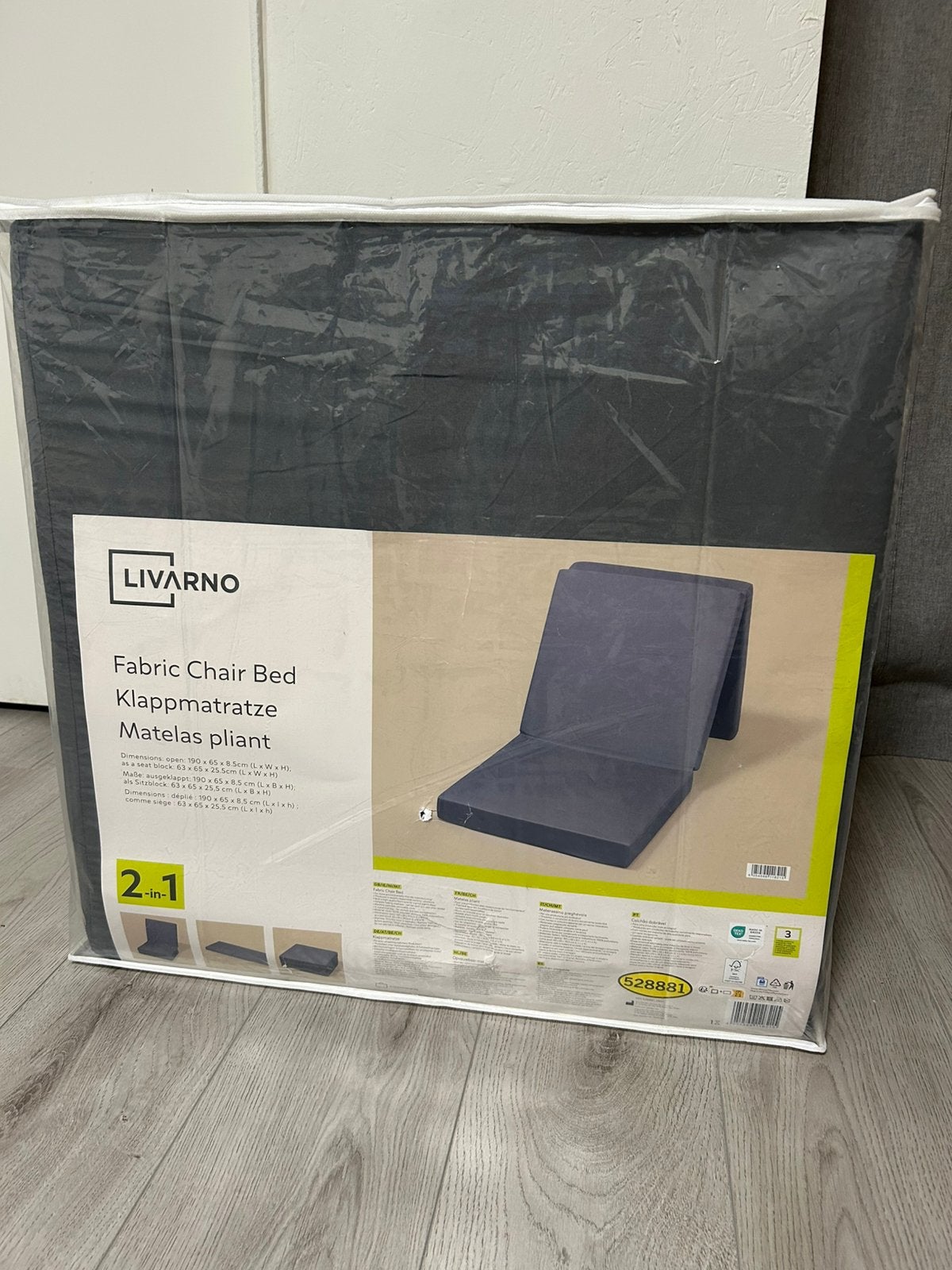 Opvouwbare matras | Livarno | ZGAN, Ophalen, Zo goed als nieuw, Eenpersoons