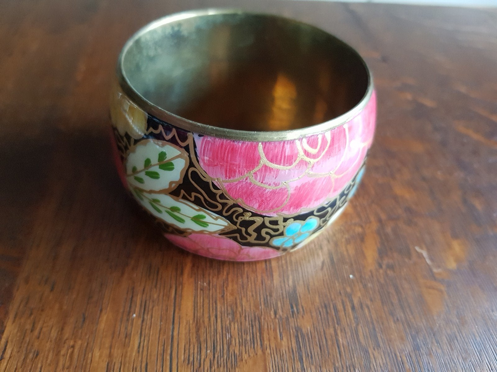 Slavenarmband metaal vrolijke kleuren, Ophalen of Verzenden, Roze, Staal