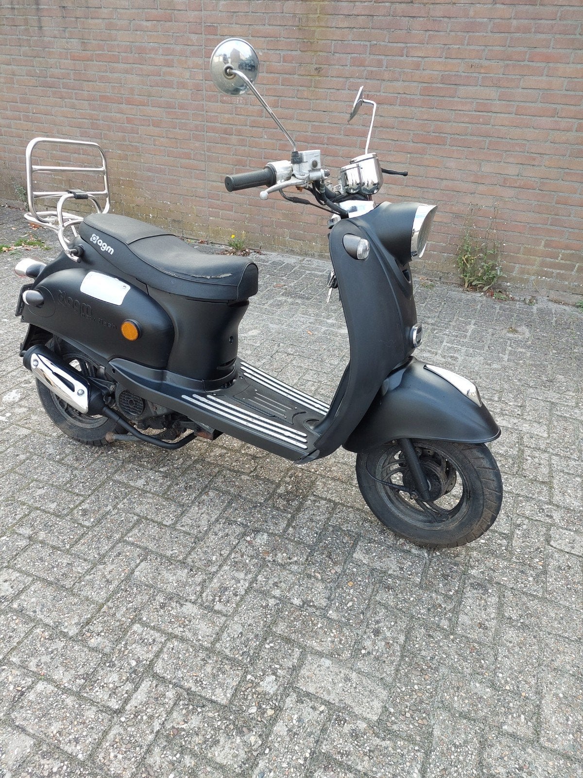 AGM Scooter 2014 - Zwart, Goed Onderhouden, Ophalen, Gebruikt, AGM, Benzine