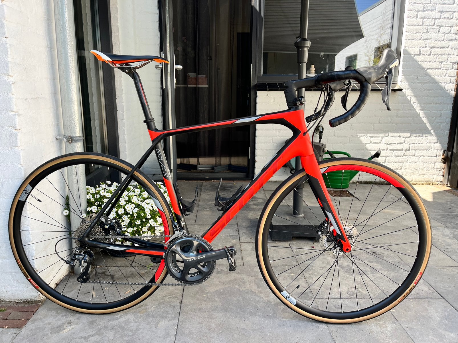 Scott Solace full carbon, shimano Ultegra, maat L, Fietsen en Brommers, Fietsen | Racefietsen, 28 inch, Gebruikt, Carbon, Heren