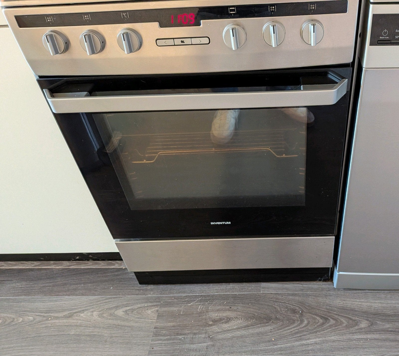 Inventum Vrijstaand Gasfornuis met Oven - Zo goed als nieuw, Ophalen, 60 cm of meer, 4 kookzones, Zo goed als nieuw