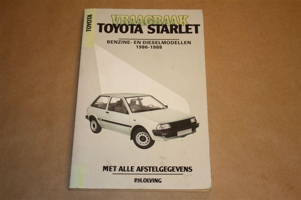 Vraagbaak Toyota Starlet - 1986-1988, Auto diversen, Ophalen of Verzenden