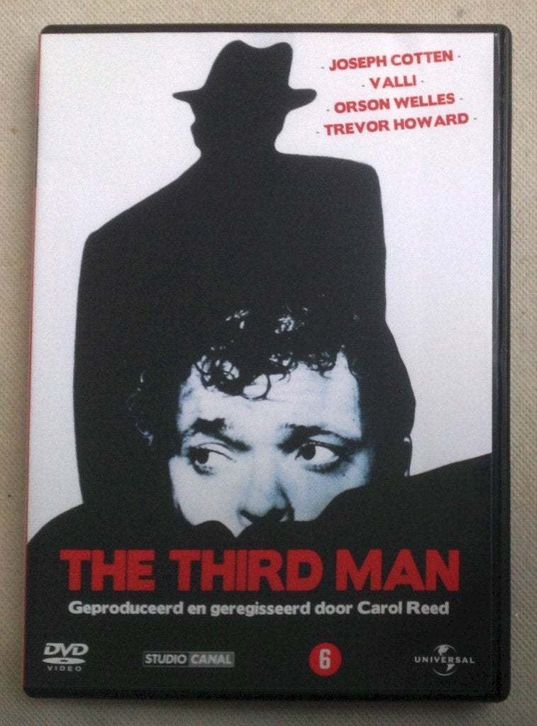 The Third Man 1949 Carol Reed Joseph Cotten Orson Welles, Verzenden, Nederlands, Thrillers en Misdaad, Gebruikt