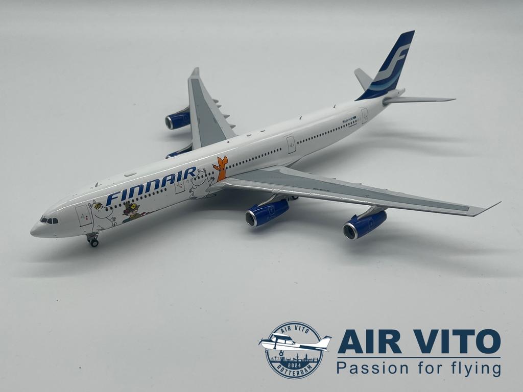 Finnair a340-300 JC Wings 1:200 diecast schaalmodel nieuw, Schaalmodel, -, -, Nieuw