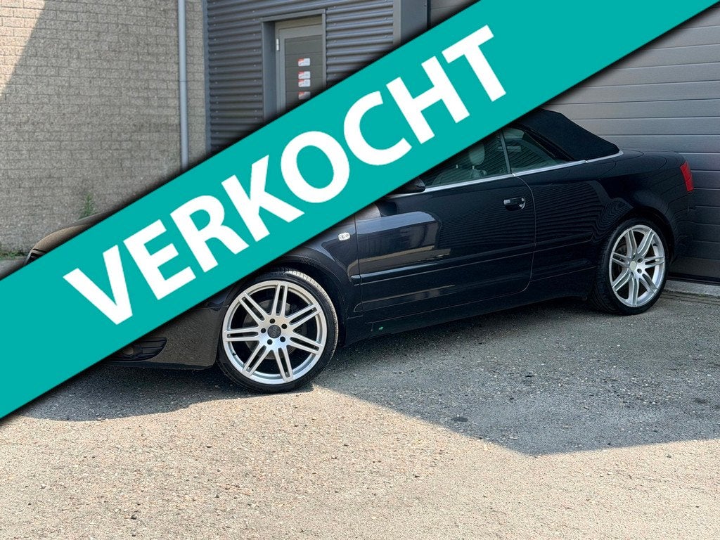 Audi A4 Cabriolet 3.0 V6 Exclusive, Auto's, Audi, Gebruikt, Cabriolet, 4 stoelen, A4