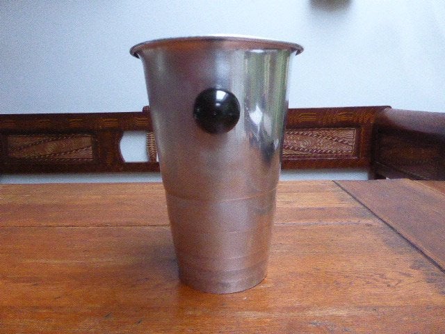 Vintage aluminium wijn/champagne koeler, Ophalen of Verzenden