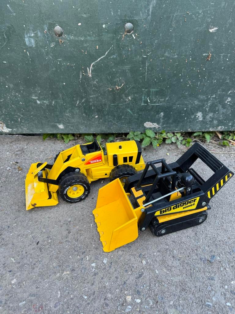 Gele Tonka en Big Digger graafmachines, Ophalen of Verzenden, Gebruikt
