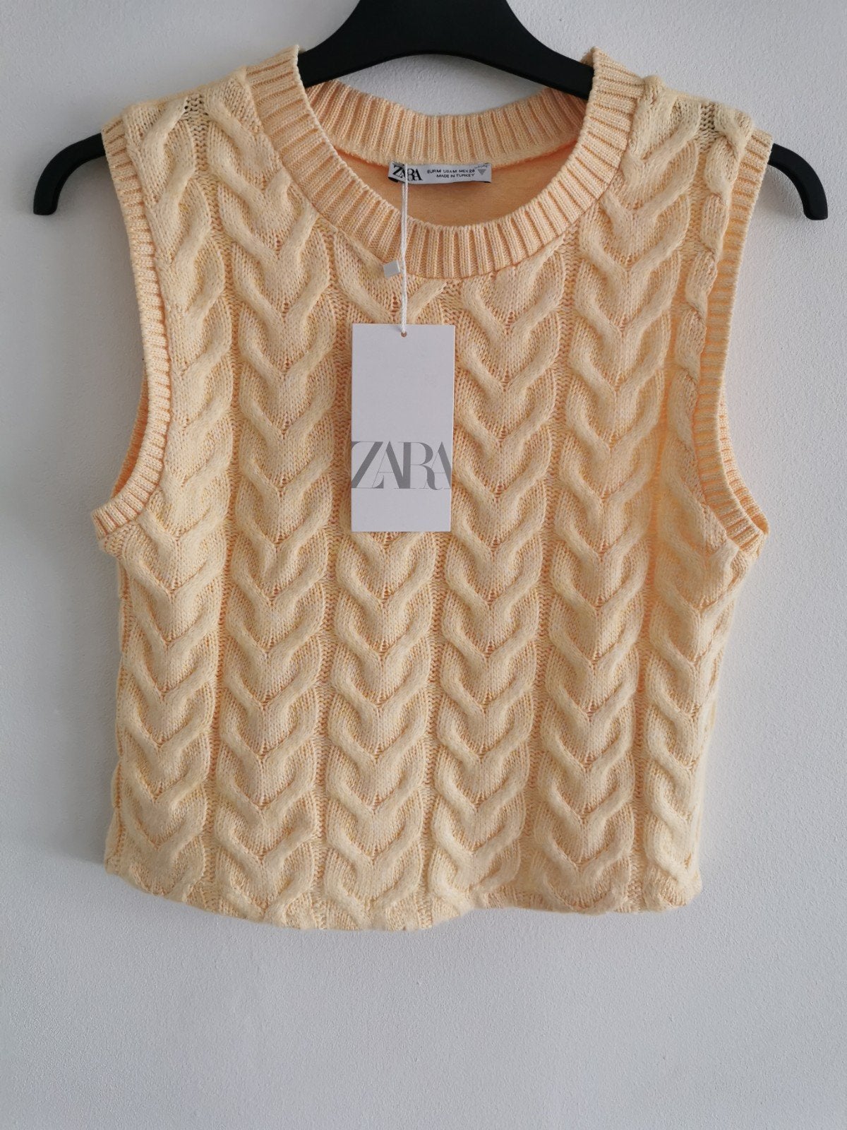 ZARA zachte spencer mt. M, Maat 38/40 (M), Verzenden, Zara, Geel