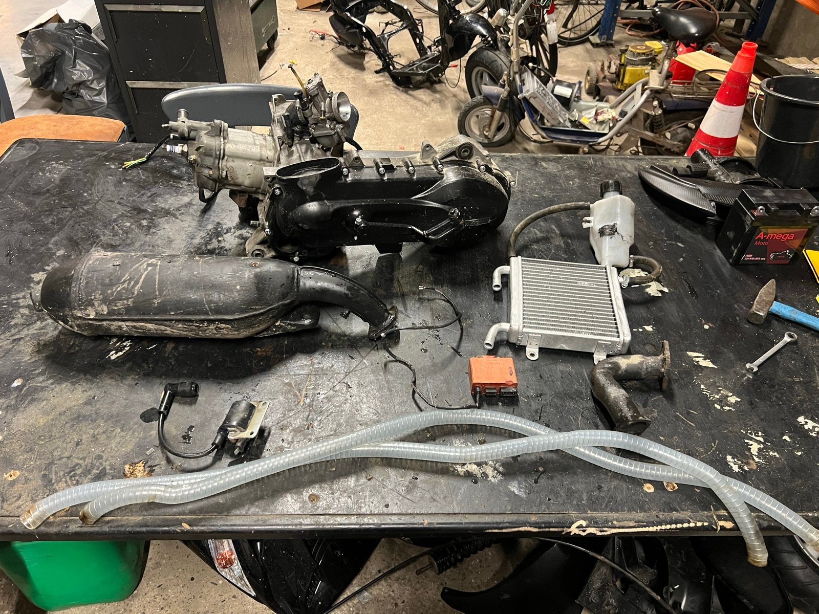 Piaggio Hexagon 150 blok voor Zip, Ophalen of Verzenden, Gebruikt, Blok, Piaggio