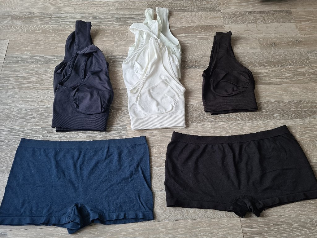 Naadloos ondergoed maat L, Hema, Ophalen of Verzenden, Zwart, Setje