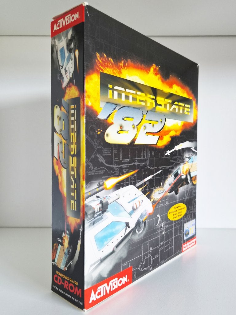 Interstate '82 - PC Big Box, Spelcomputers en Games, 1 speler, Racen en Vliegen, Ophalen of Verzenden, Zo goed als nieuw