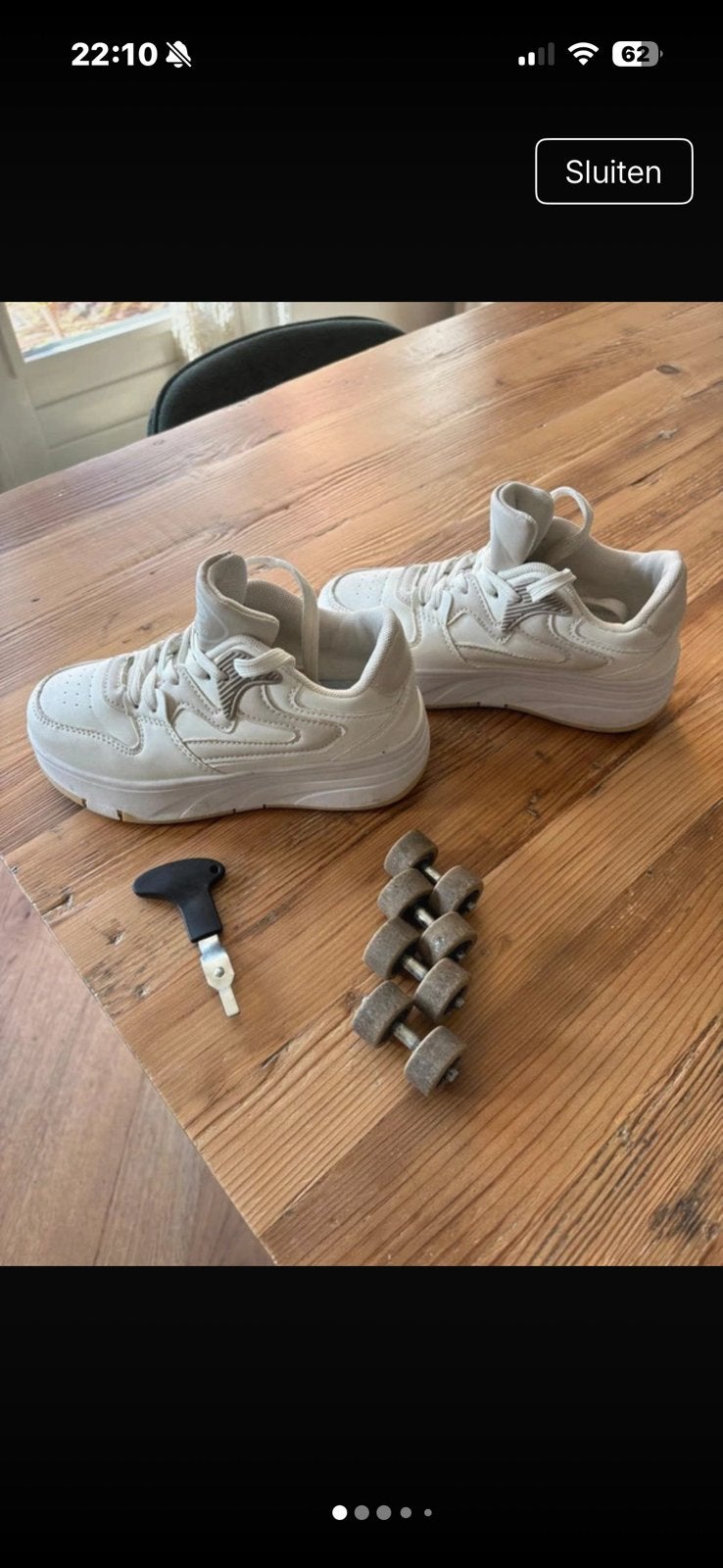 Rolschaats schoenen maat 33, Ophalen of Verzenden, Zo goed als nieuw, Schoenen