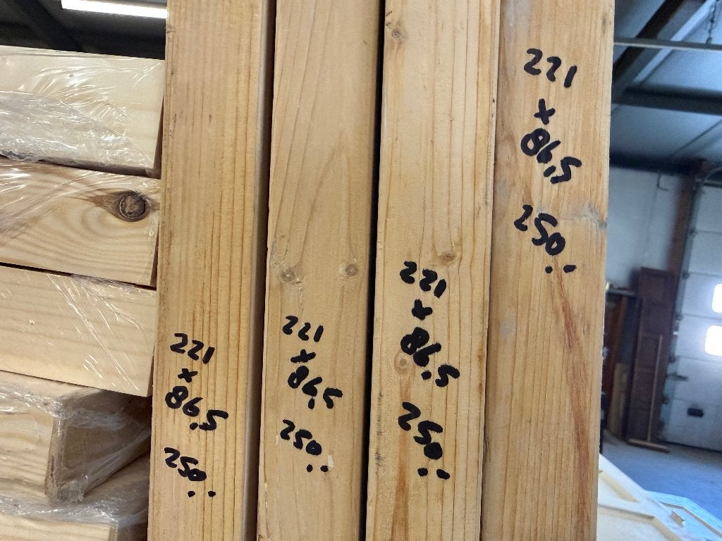 Serie 2 vlaks paneeldeur antiek 10 stuks., Ophalen