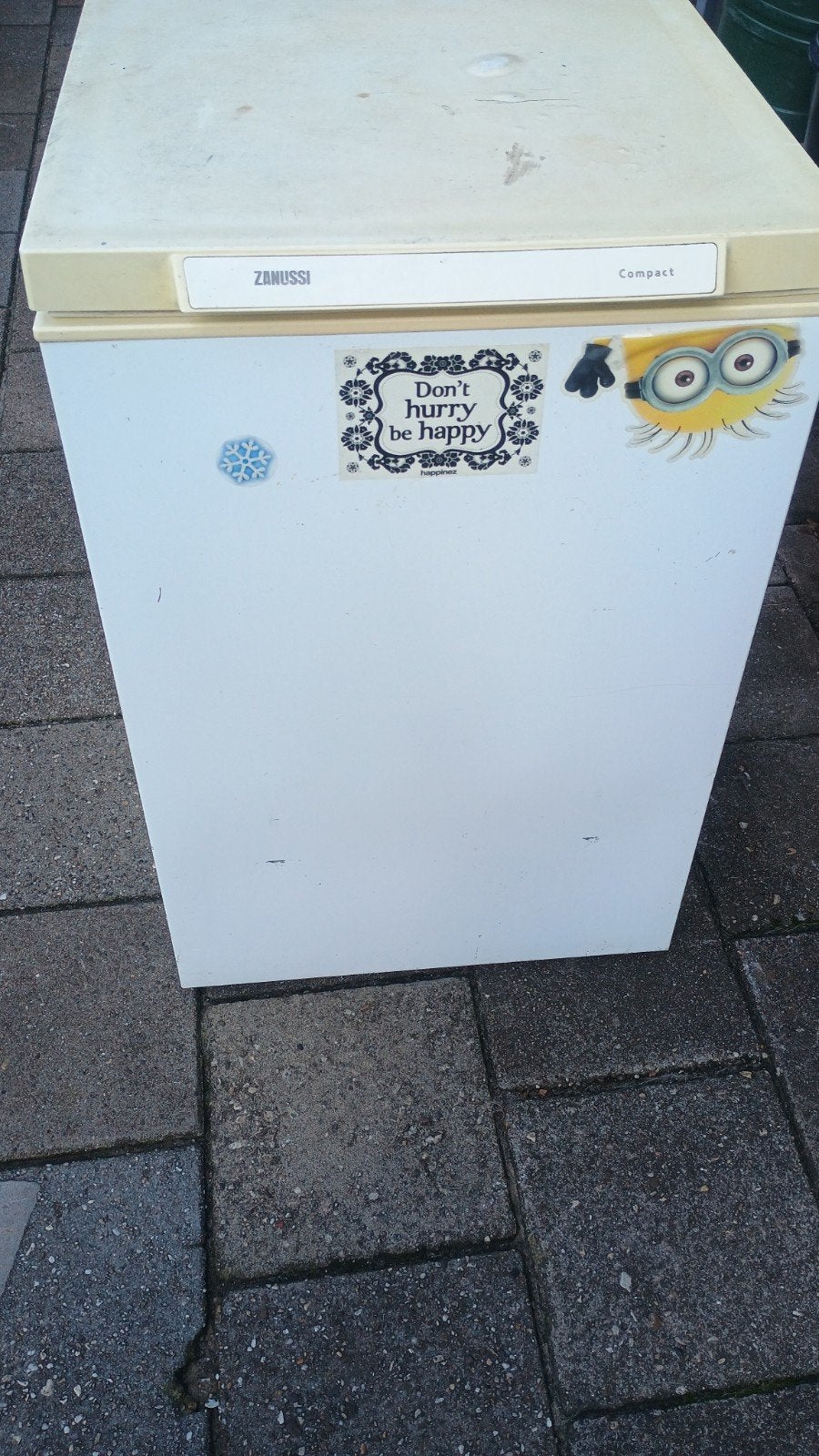 kleine vrieskist zanussi, gratis., Ophalen of Verzenden