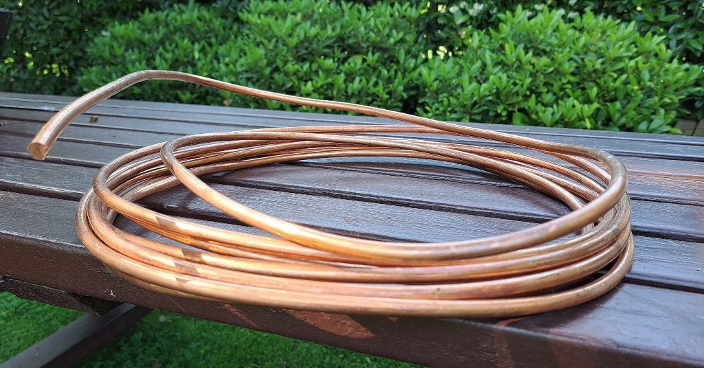 Massief koperdraad  50 mm2, Doe-het-zelf en Verbouw, Elektra en Kabels, Ophalen, Nieuw, Overige merken, Kabel of Snoer