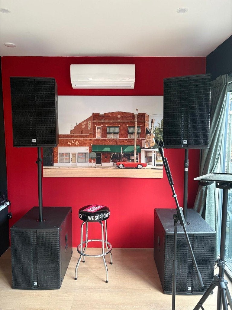 HK Audio L3 Power Pack + Presonus mixer – als nieuw
