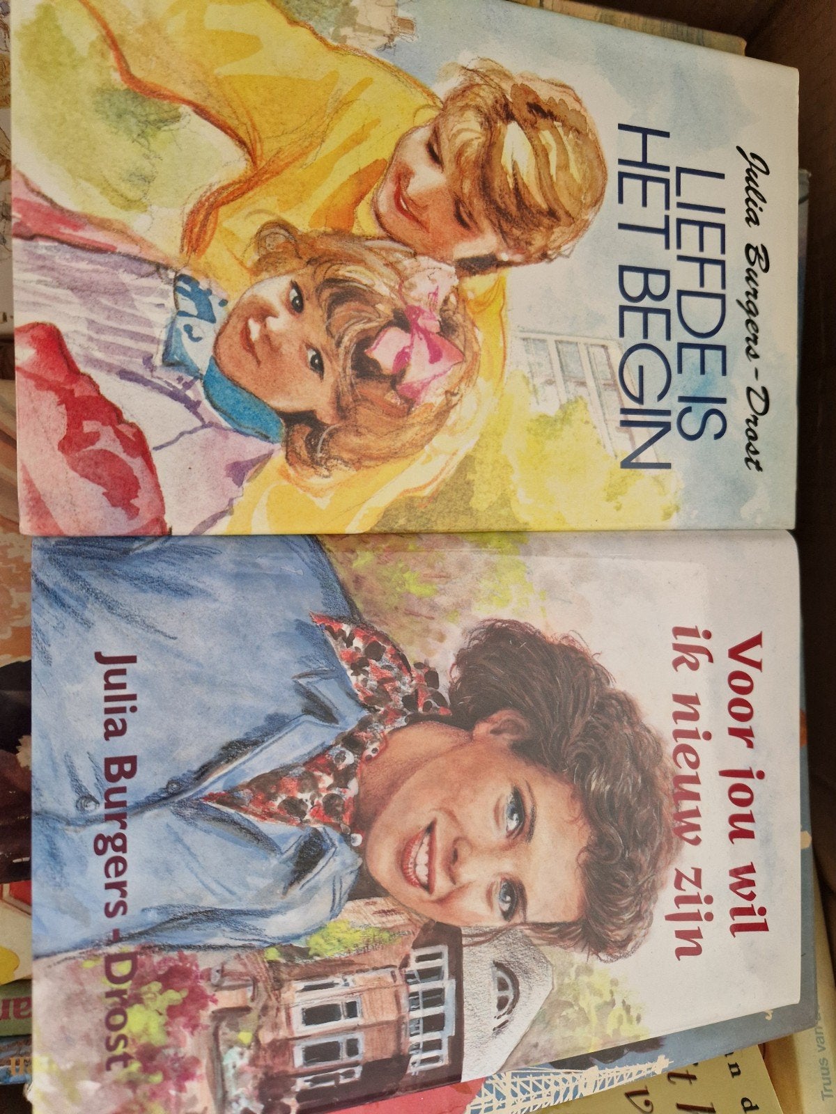 2 romans van Julia Burgers-Drost, Boeken, Ophalen of Verzenden, Gelezen, Julia Burgers-Drost, Nederland