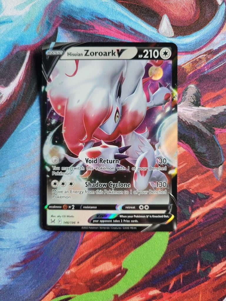 Hisuian Zoroark V - Lost Origin #146/196, Ophalen of Verzenden, Zo goed als nieuw