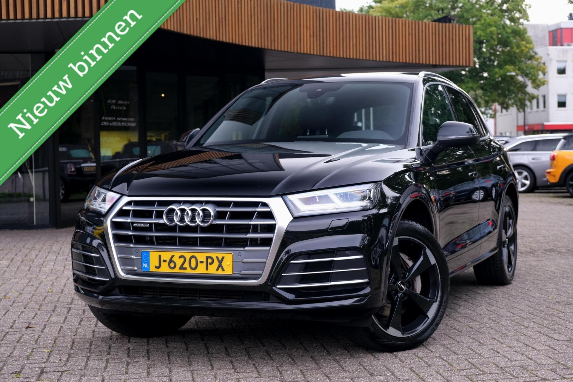 Audi Q5 55 TFSI e quattro Competition|Rijklaar!|Massage|Pano, Automaat, 2005 kg, 4 cilinders, Zwart