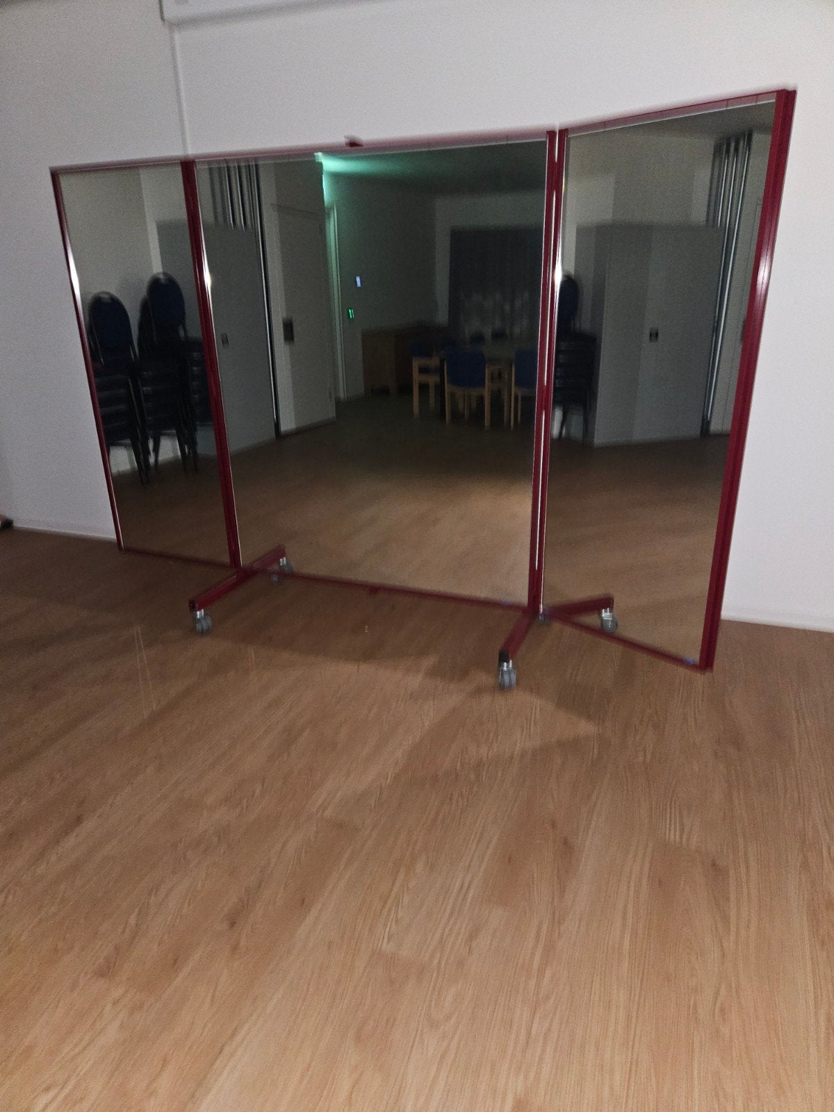 Prachtige mobiele spiegelwand Janssen-Fritsen., Sport en Fitness, Ophalen of Verzenden, Zo goed als nieuw