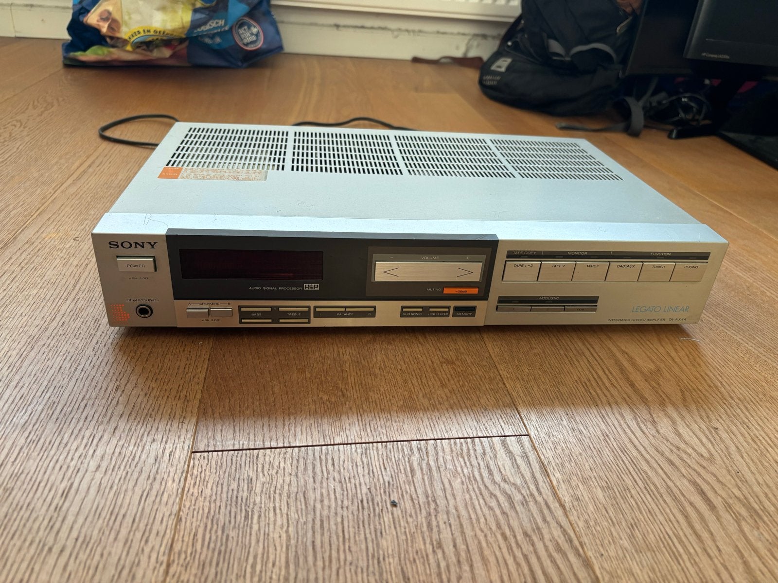 Sony TA-AX44 versterker, Ophalen, Gebruikt, 60 tot 120 watt, Sony