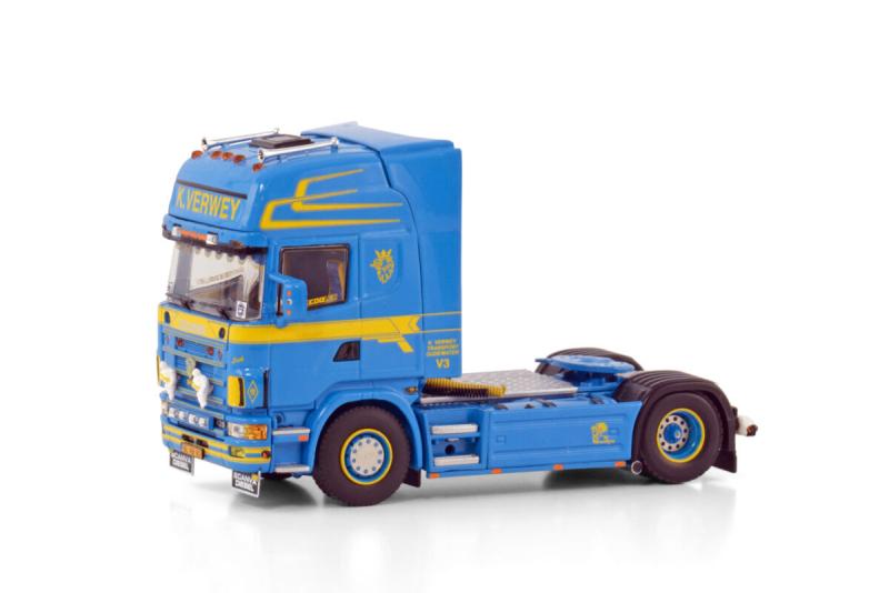 K. Verweij; SCANIA R4 TOPLINE 4X2, Hobby en Vrije tijd, Modelauto's | 1:50, Nieuw, Ophalen of Verzenden, Bus of Vrachtwagen, Wsi