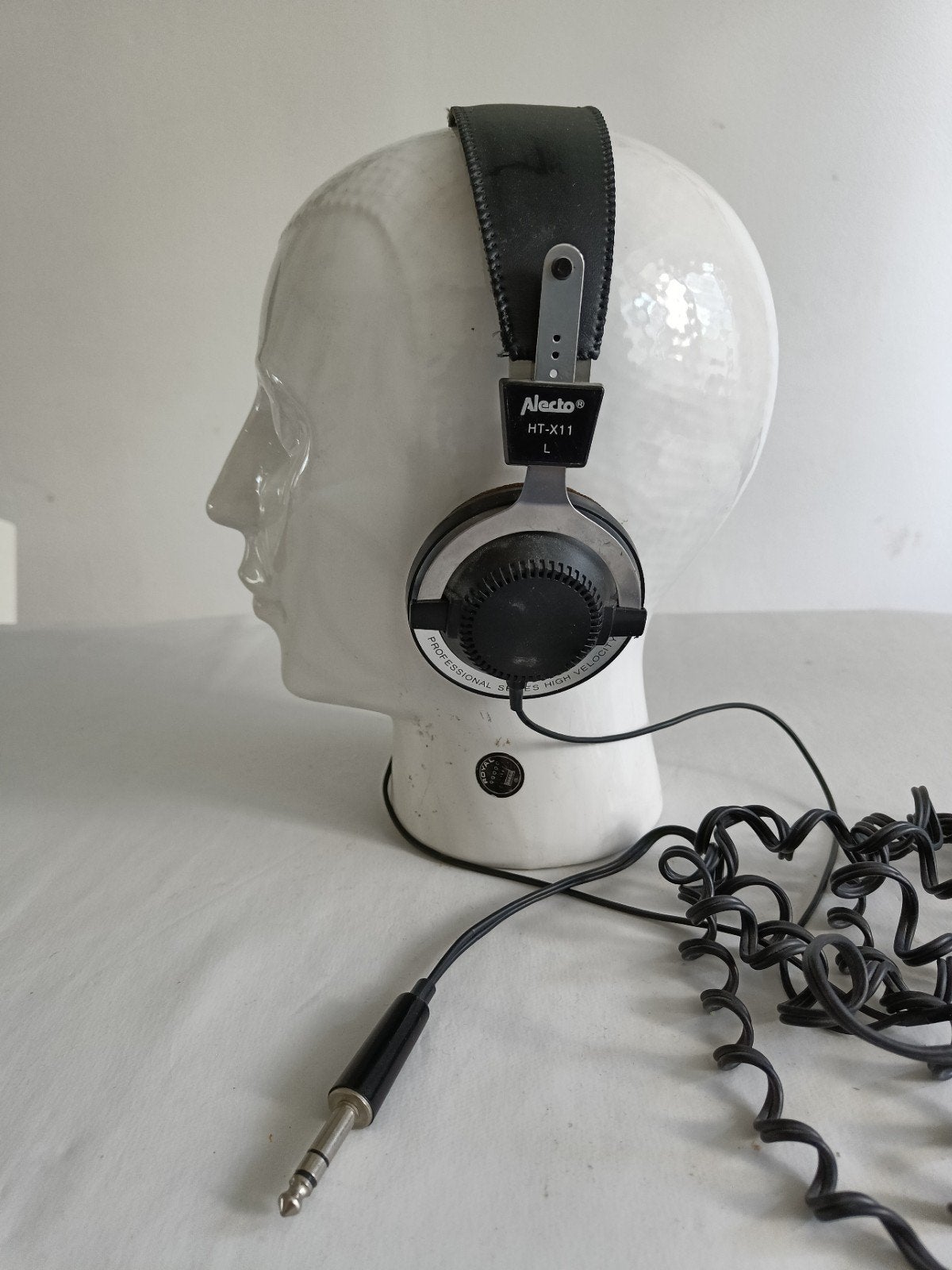 Alecto HT-X11 Koptelefoon - Vintage Bedrade Hoofdtelefoon, Overige merken, Gebruikt, Ophalen of Verzenden, Over-ear