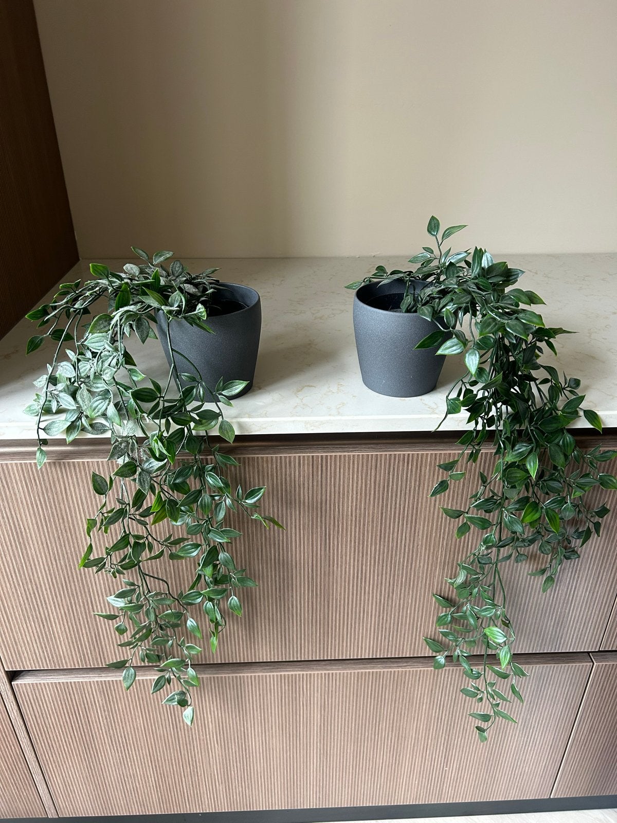 2x IKEA Kunstplanten met pot - Groen, Binnen, Groen, Kunstplant, Ophalen of Verzenden