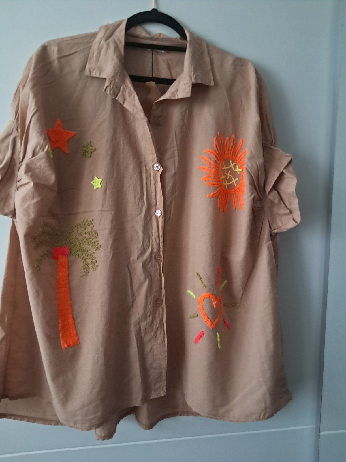 Nieuwe katoenen blouse XXL - New Collection, Kleding | Dames, Ophalen of Verzenden, Nieuw, Maat 46/48 (XL) of groter, Beige