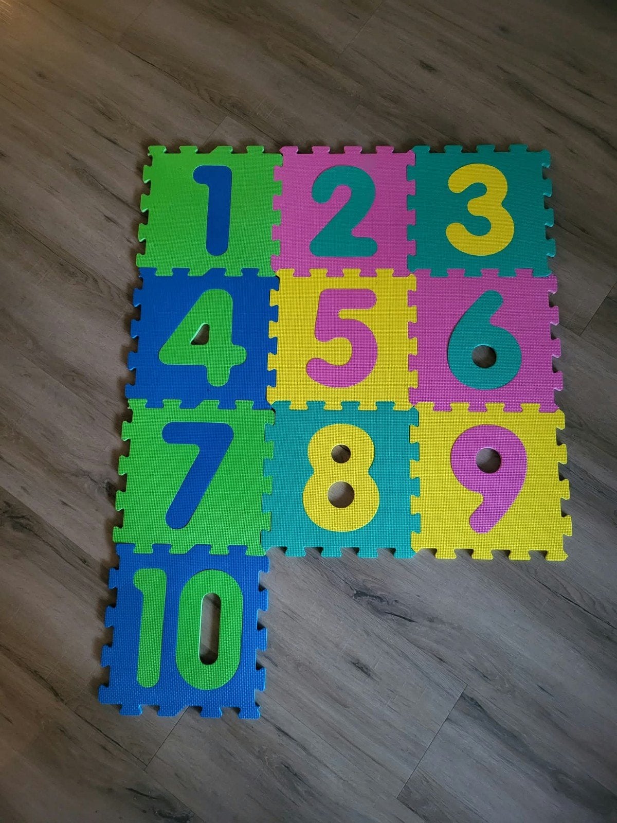 Tel Tegels - Educatieve Speelmat voor Kinderen (1-10), Ophalen of Verzenden, Gebruikt, Puzzelen