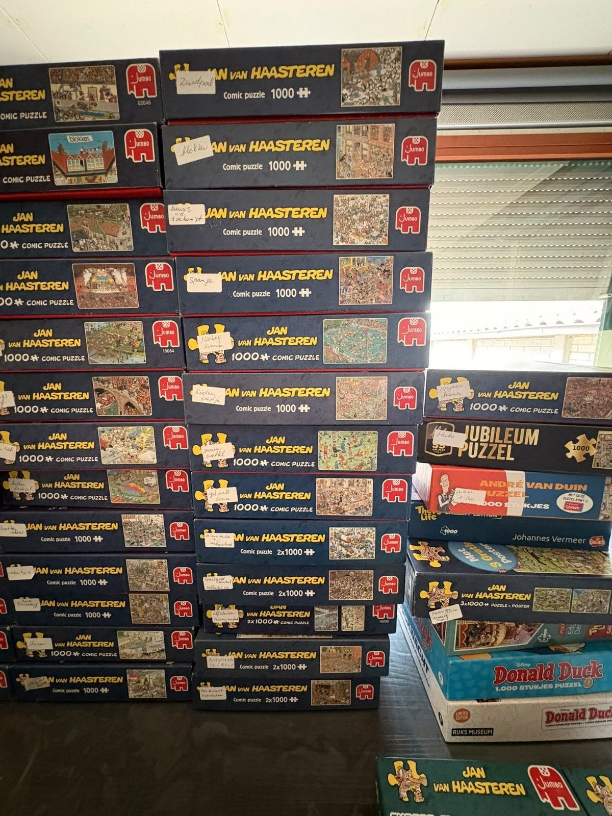 Foto 5 van Grote collectie Jan van Haasteren puzzels (1000 stukjes)
