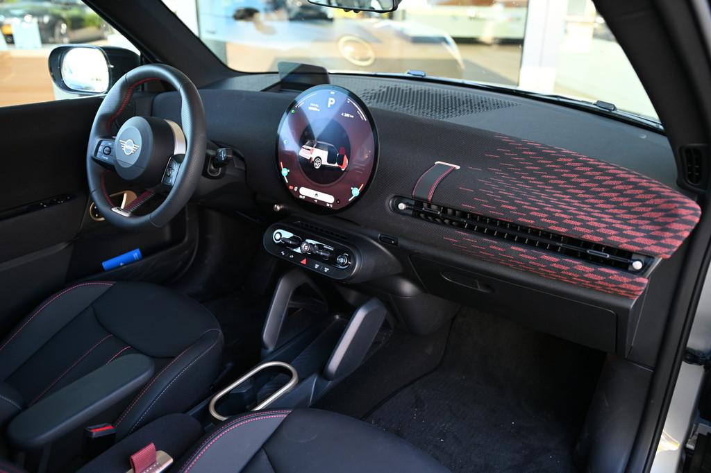 MINI Hatchback Cooper E / John Cooper Works / Pakket M / 18", Auto's, Mini, Zwart, 4 stoelen, Leder en Stof, Origineel Nederlands