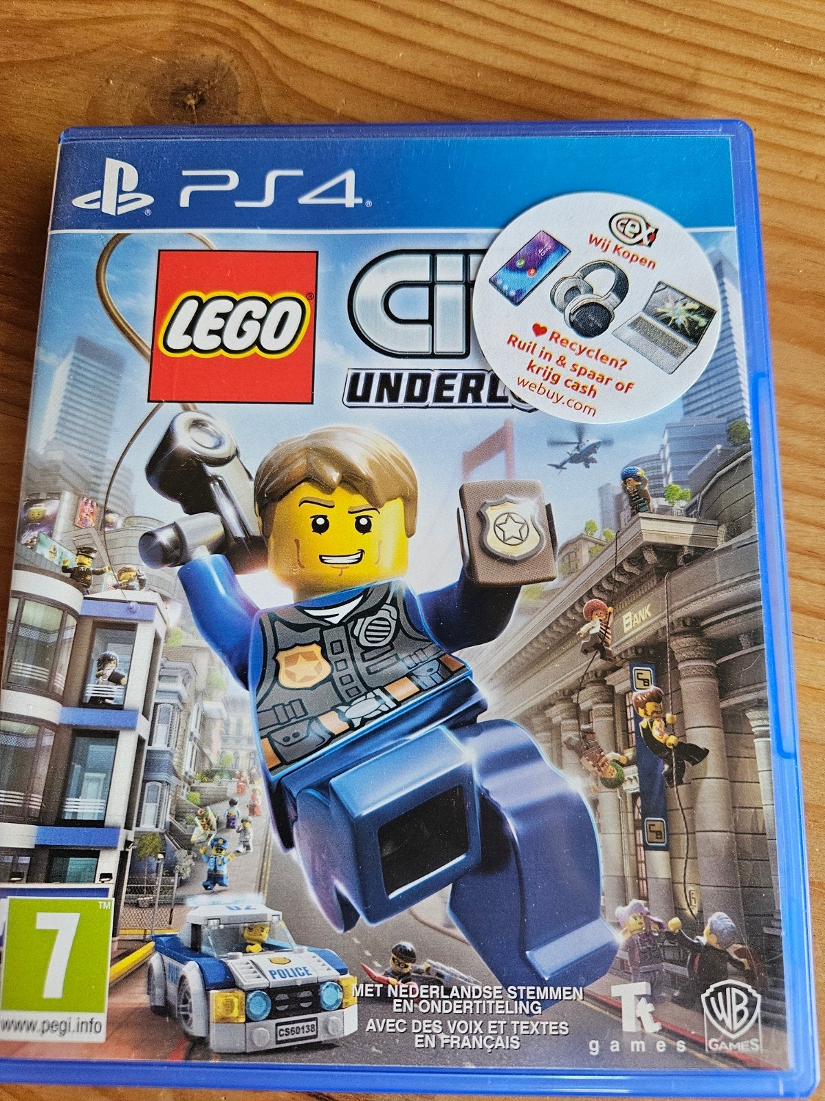 LEGO City Undercover PS4 - Actie en Avontuur, 1 speler, Zo goed als nieuw, Vanaf 7 jaar, Ophalen