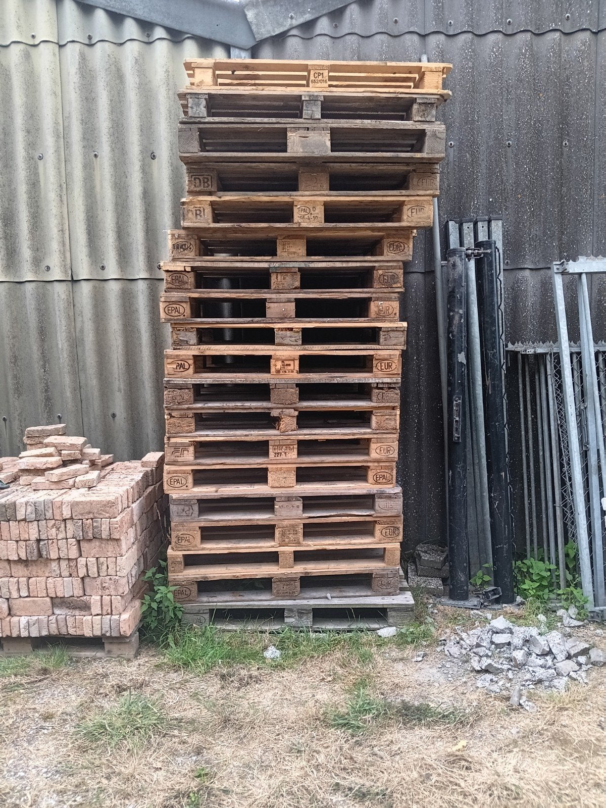 Gebruikte Europallets - Diverse maten en condities, Doe-het-zelf en Verbouw, Kratten en Dozen, Gebruikt, 100 cm of meer, 60 cm of meer