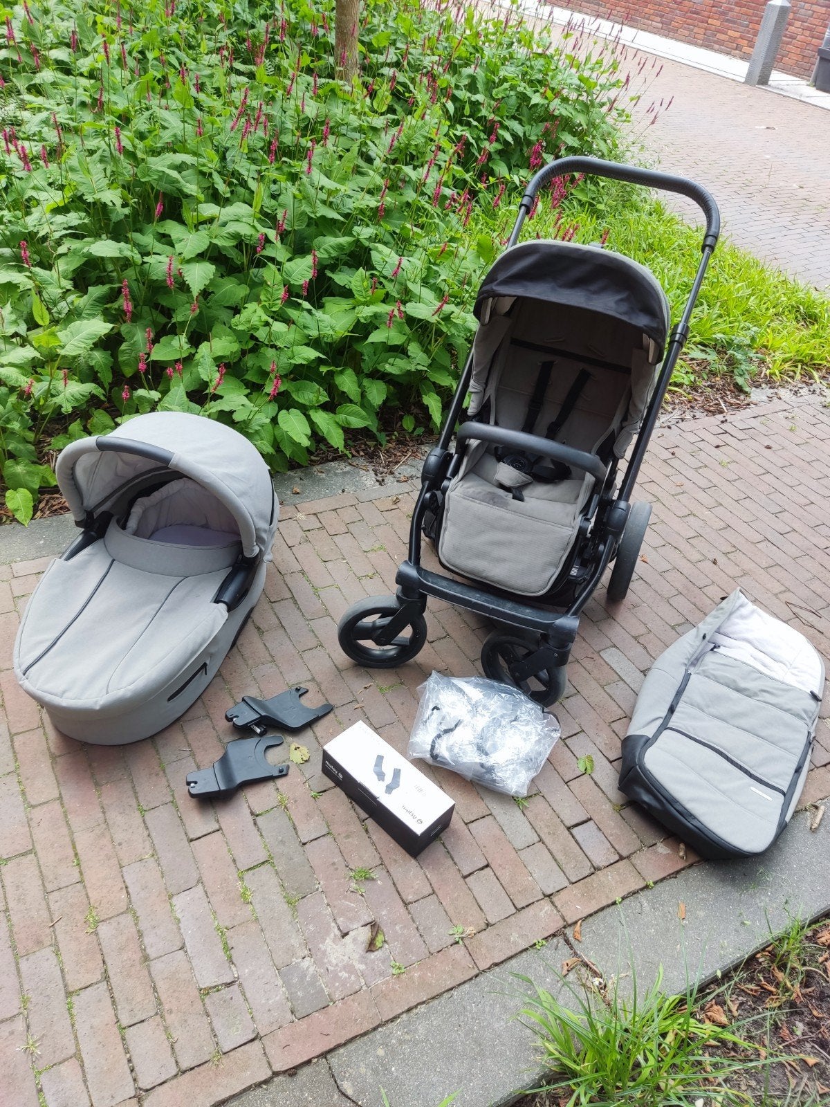 Mutsy Evo kinderwagen 3-in-1: reiswieg & buggy (2020), Kinderen en Baby's, Kinderwagens en Combinaties, Ophalen, Gebruikt, Combiwagen