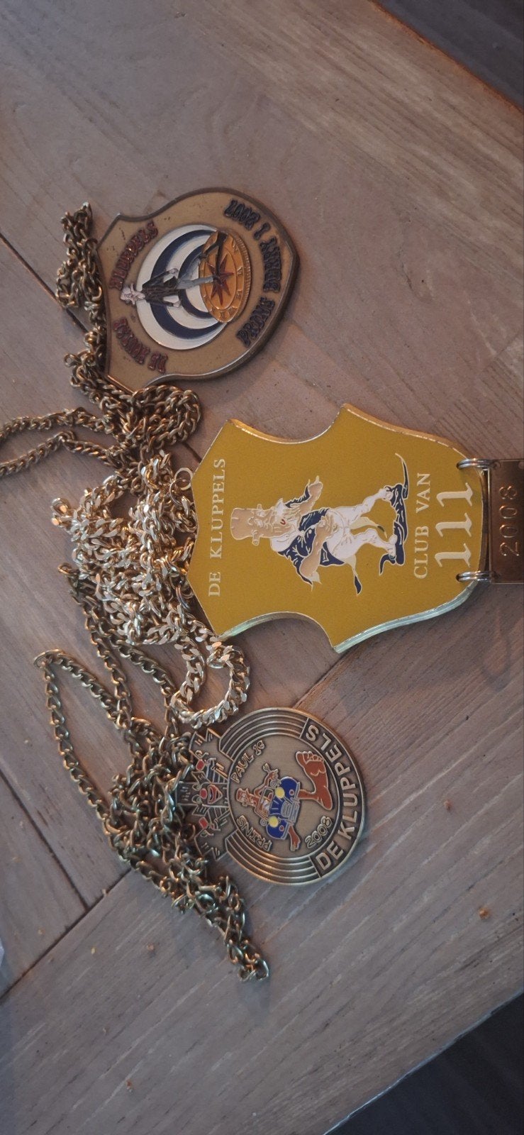 De kluppels  Mierlo hout medailles (17126), Ophalen of Verzenden, Overige materialen