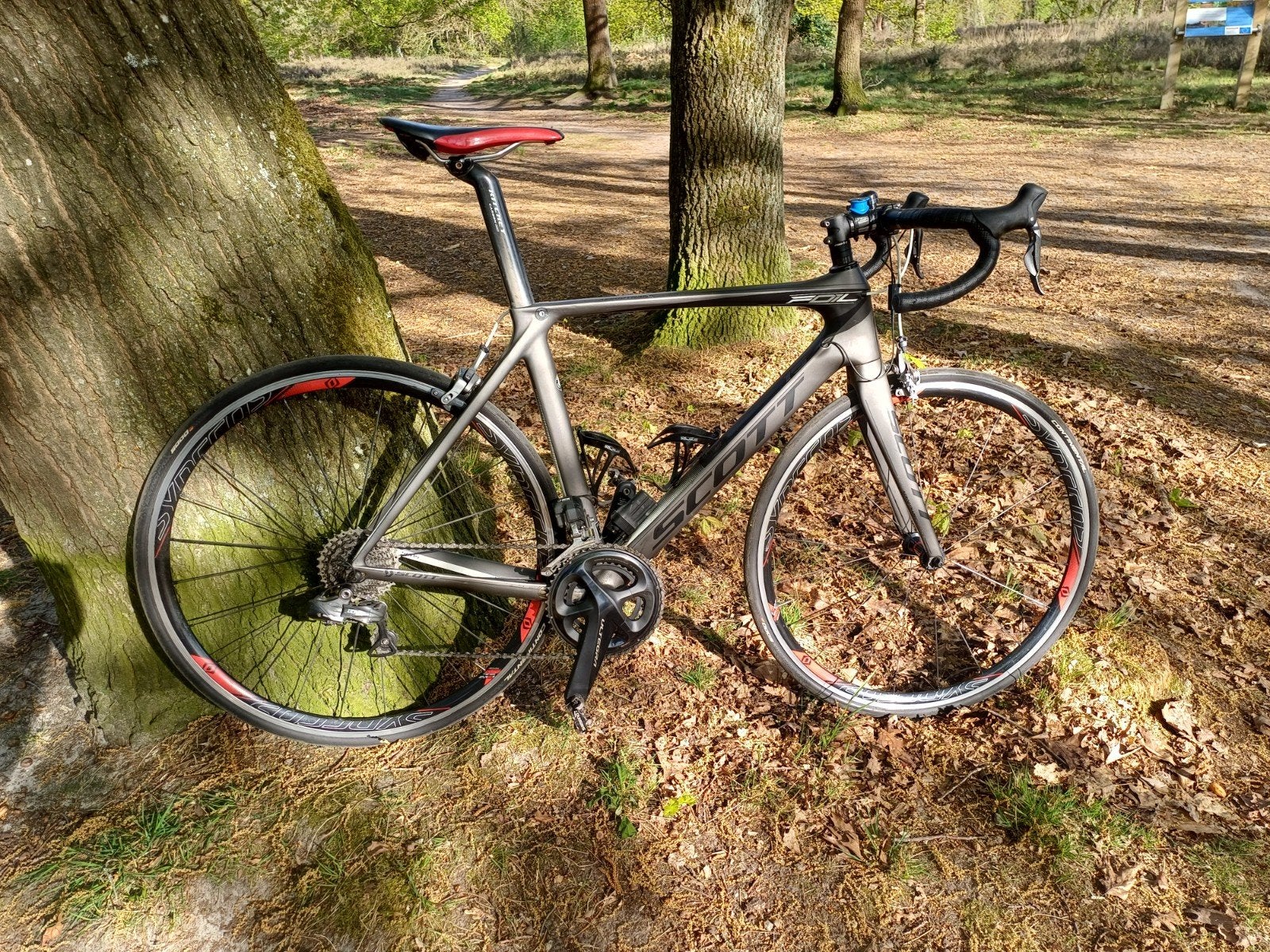 Scott Carbon Racefiets Maat 51, Fietsen en Brommers, Fietsen | Racefietsen, Gebruikt, Carbon, 49 tot 53 cm, Meer dan 20 versnellingen
