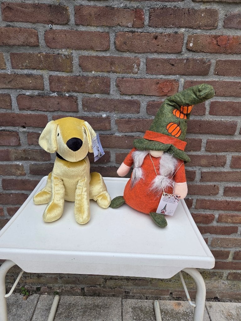 Gnoom Decoratie & Hondje Deurstopper, Ophalen, Meerkleurig, Overige stijlen, Nieuw