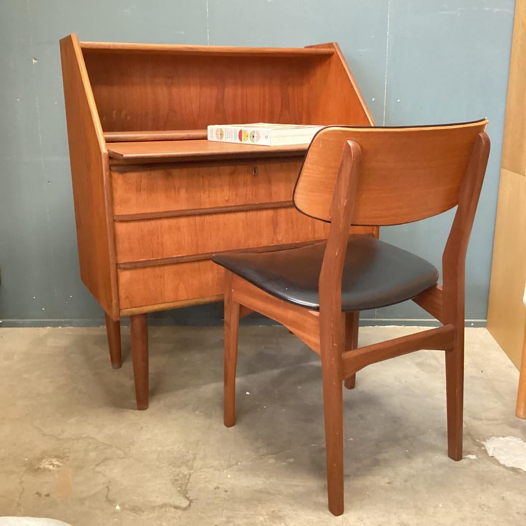 secretaire, Ophalen, Gebruikt, Secretaire, bureau, vintage, Danish furniture, 50 tot 100 cm