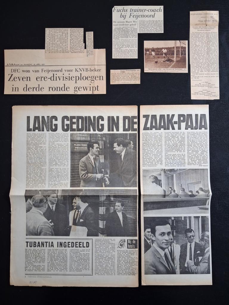 Aantal oude knipsels Feyenoord/Rotterdams Elftal., Verzamelen, Ophalen of Verzenden, 1920 tot 1940, Knipsel(s)