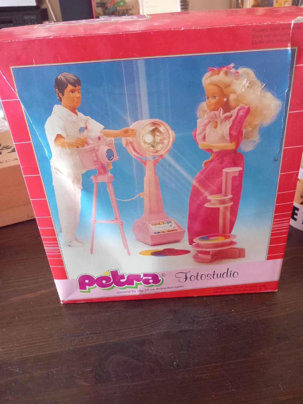 Vintage Petra (Plasty) Fotostudio Speelset – Jaar 1987, Verzenden, Gebruikt, Poppenhuis