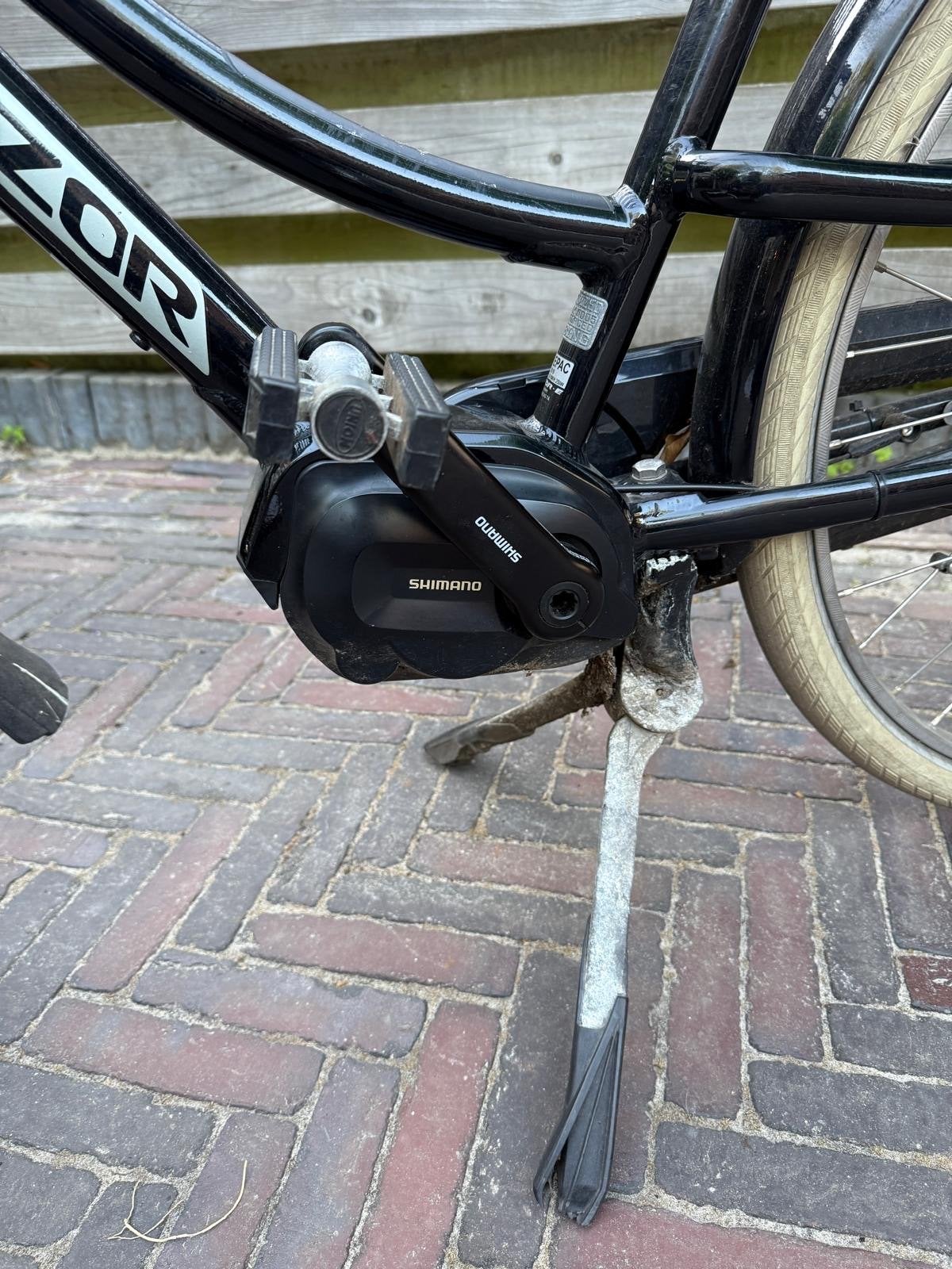Azor elektrische fiets met Shimano middenmotor, Fietsen en Brommers, Gebruikt, 51 tot 55 cm, 50 km per accu of meer, Ophalen