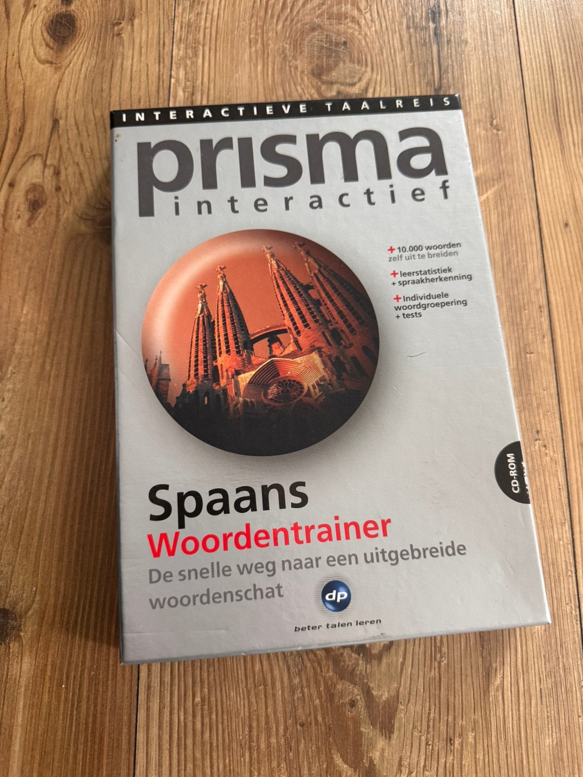 Spaans Prisma interactieve woordentrainer met cd rom, Ophalen of Verzenden, Zo goed als nieuw