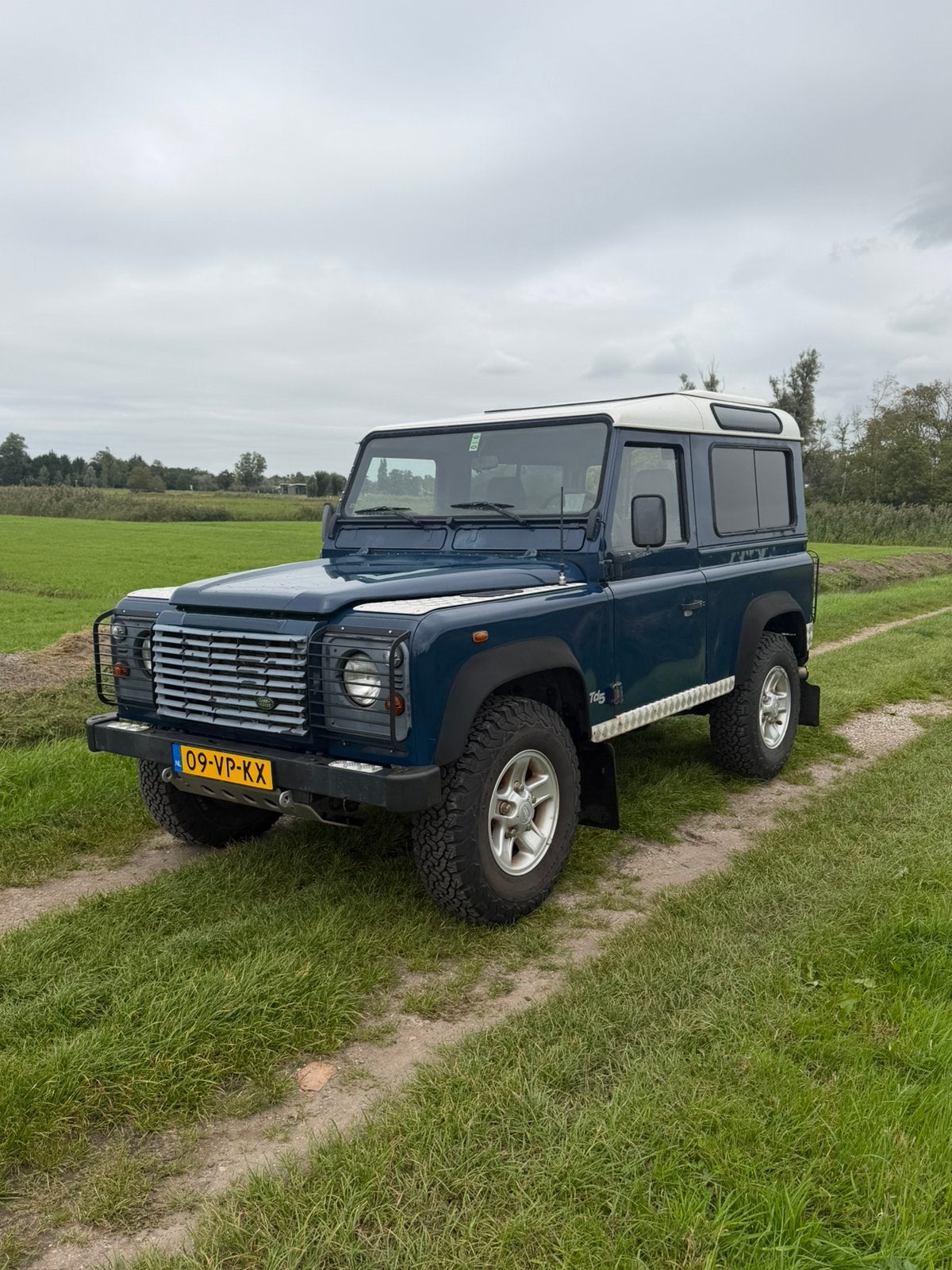 Land Rover Defender 90 TD Hardtop 2000, Auto's, 2495 cc, 122 pk, Origineel Nederlands, Vierwielaandrijving