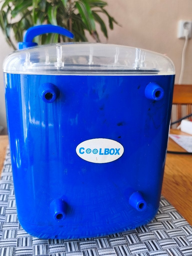 Cooler box en warmer box proviand auto en overal, Ophalen, Blauw, Overige stijlen, Kunststof