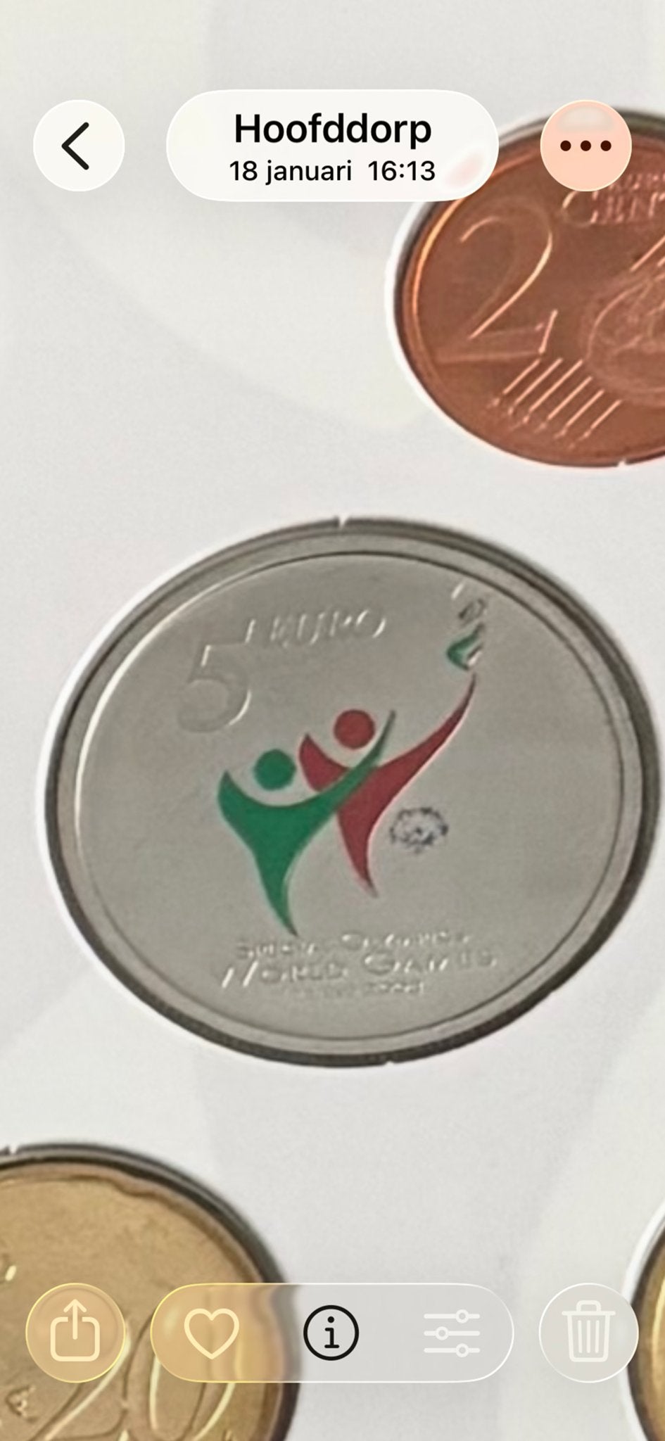 Ierse 5 euromunt 2003, Ophalen of Verzenden, Ierland, 20 cent, Losse munt