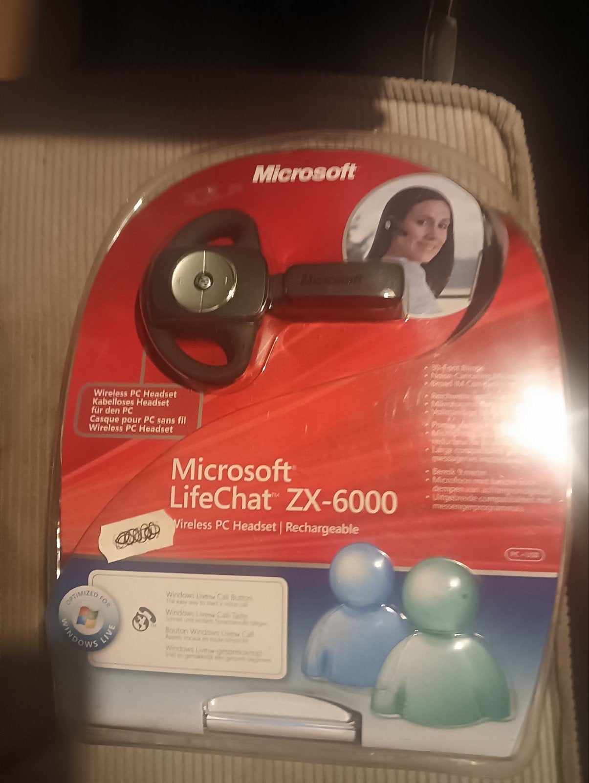 Microsoft LifeChat ZX-6000 Draadloze Headset - Nieuw, In-ear, Nieuw, Ophalen of Verzenden, Gaming headset