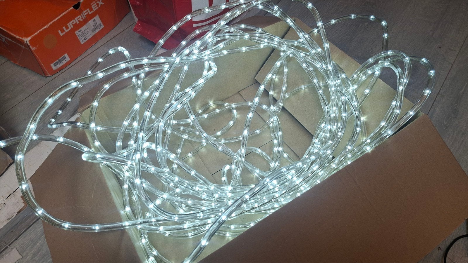 Lichtslang koud wit 15meter, Ophalen of Verzenden, Netvoeding, Minder dan 50 watt
